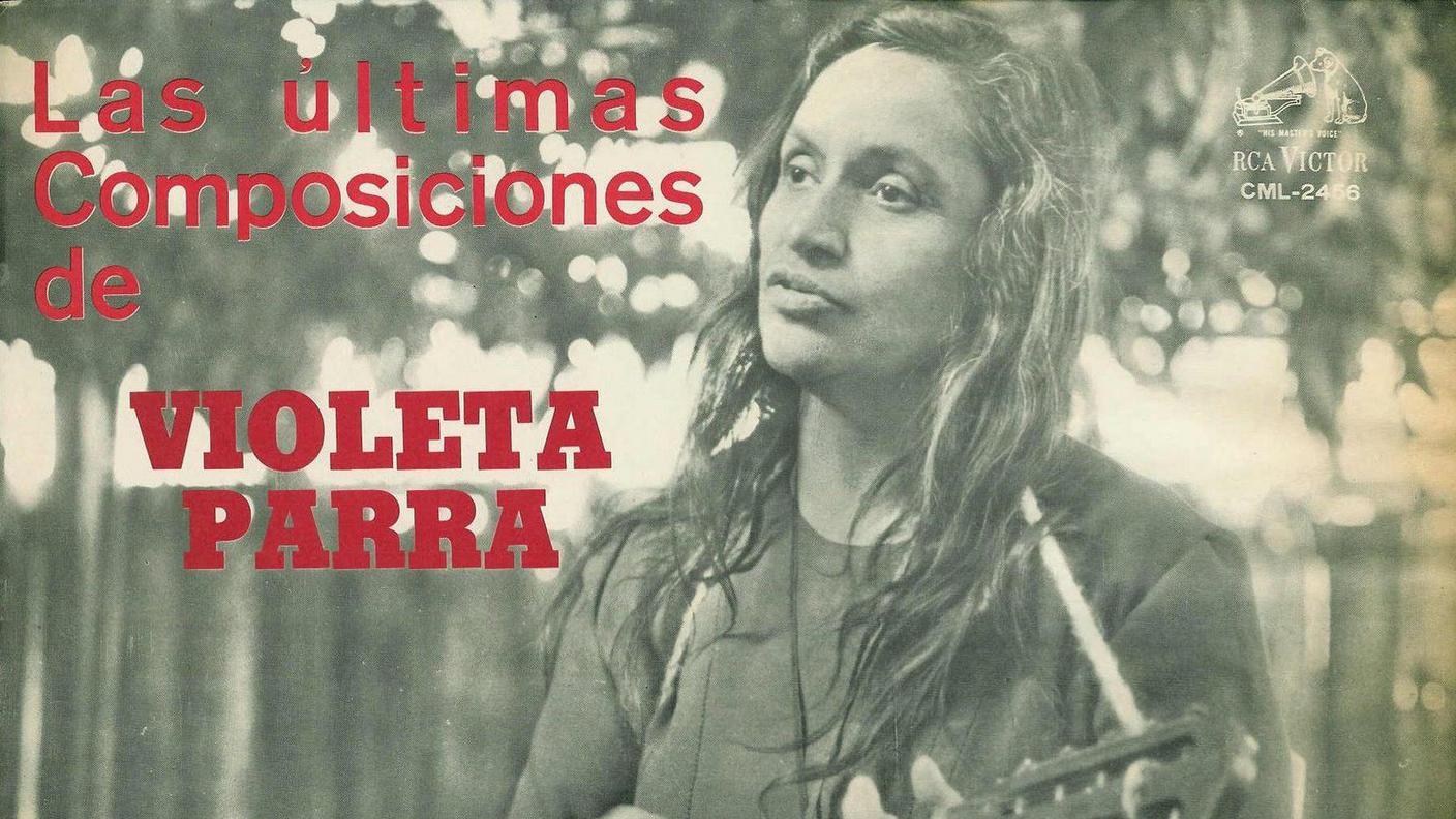 Violeta Parra, "Las últimas composiciones de Violeta Parra", RCA Victor (dettaglio copertina)