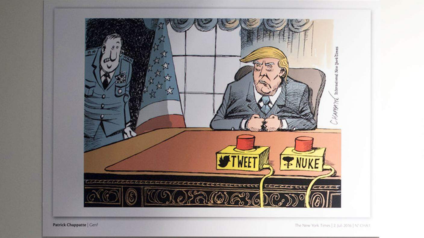 Vignetta di Chappatte pubblicata sul New York Times nel 2016