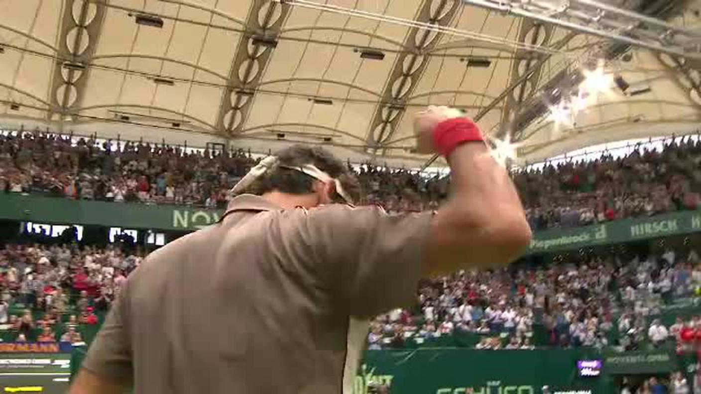 ATP Halle, i punti decisivi di Federer - Tsonga (20.06.2019)