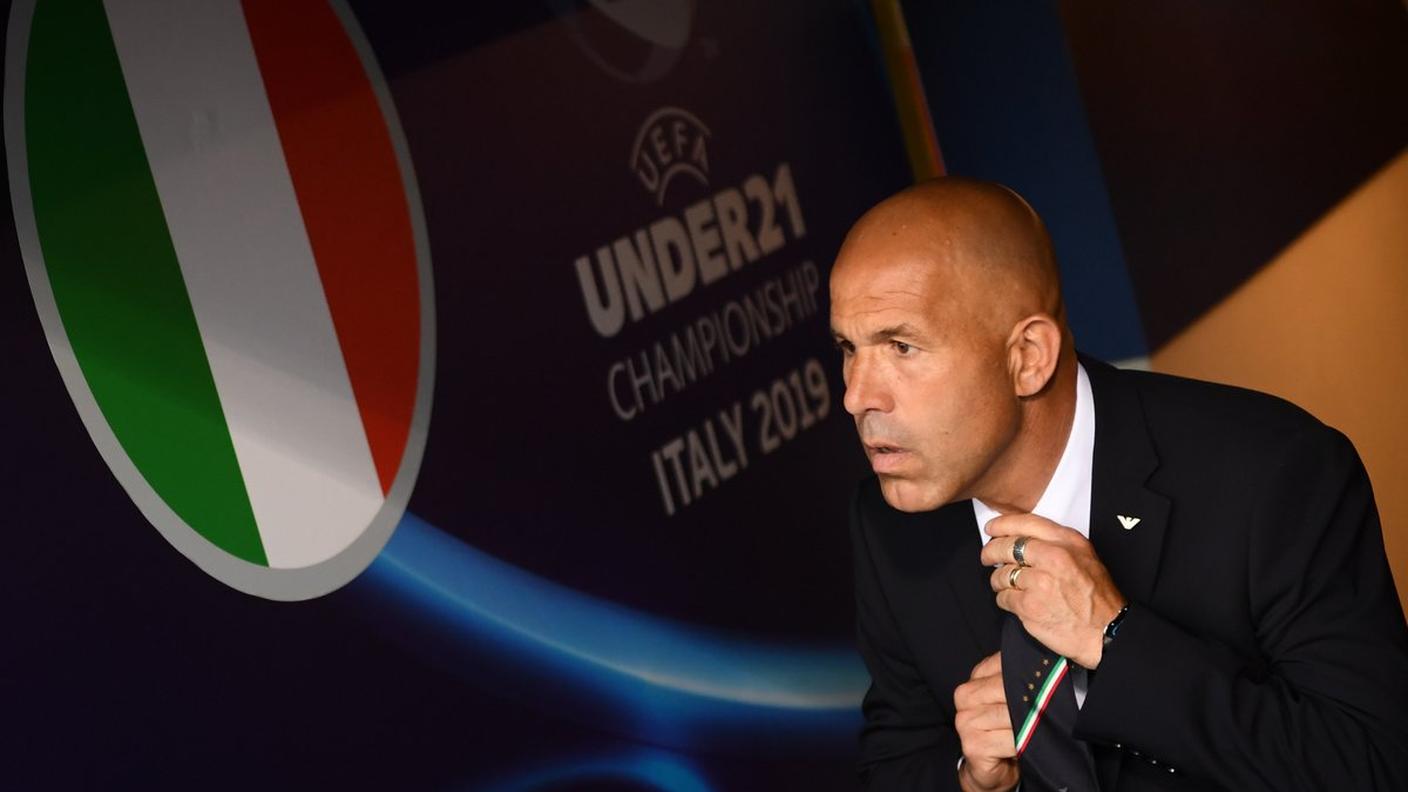 Il ct azzurro Gigi Di Biagio