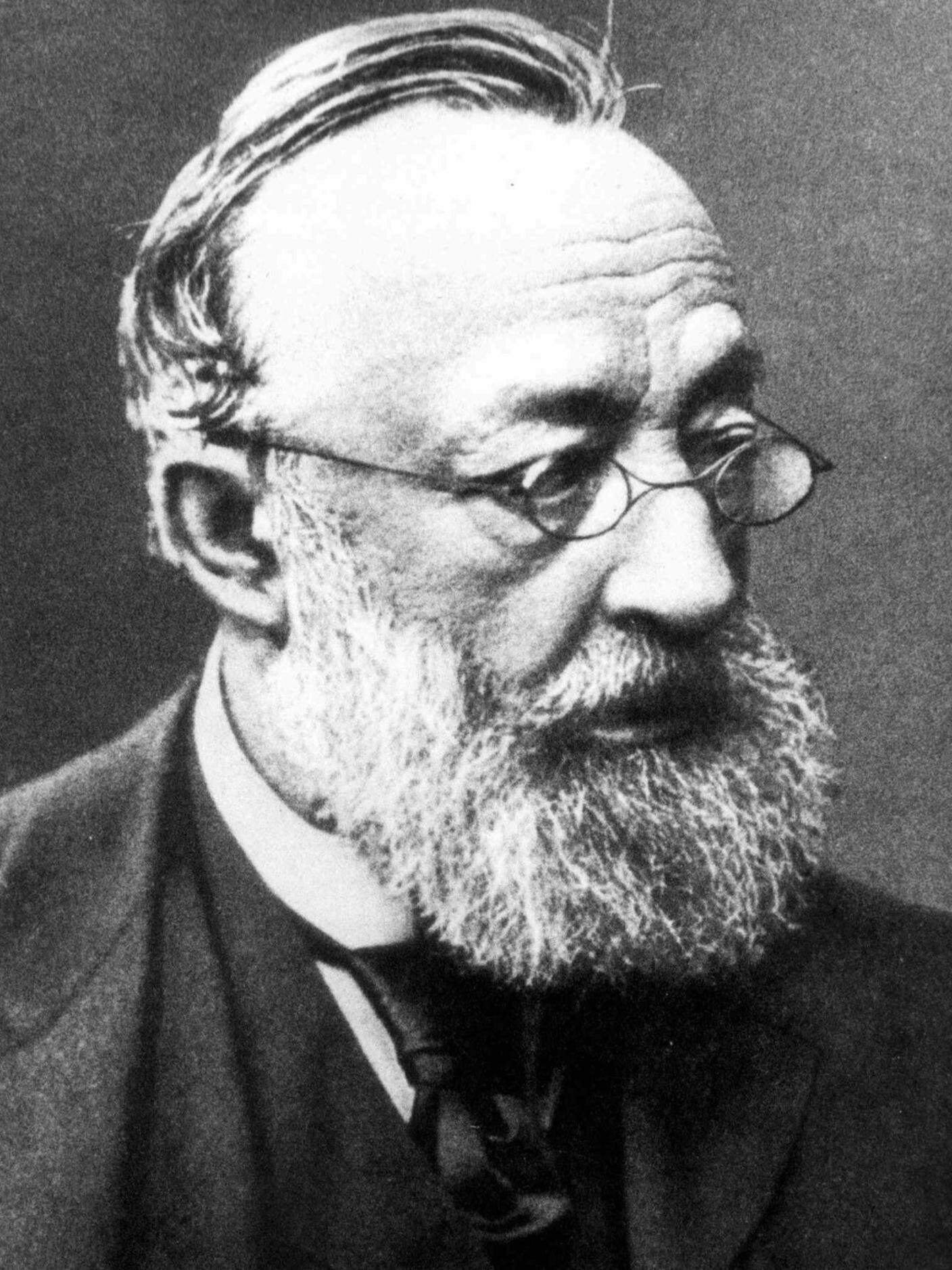 Gottfried Keller (1819 - 1890) in una foto del 1886