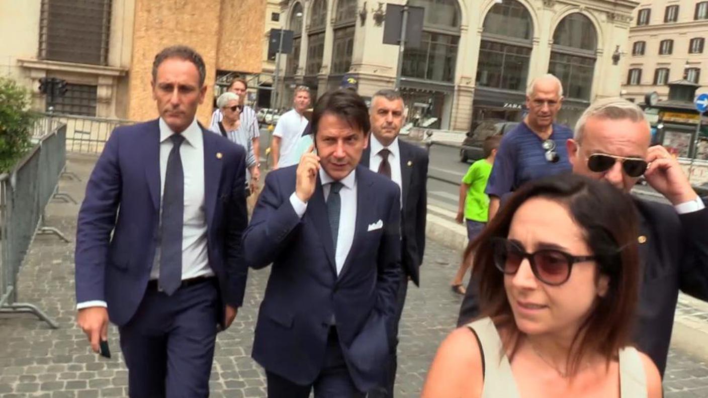 Il presidente del consiglio italiano Giuseppe Conte