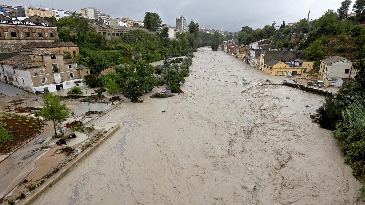 Fiume Clariano fuori dagli argini