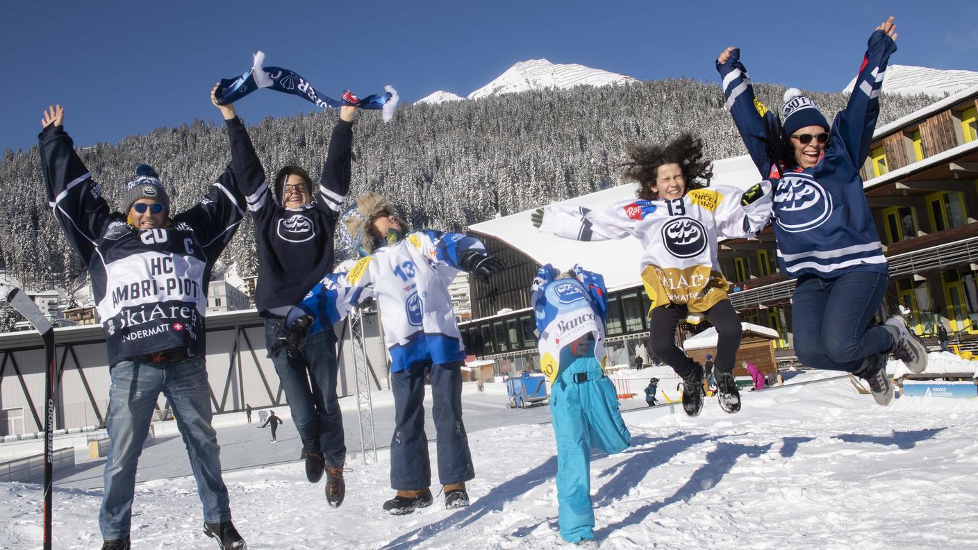 Sotto il cielo di Davos e sopra la neve