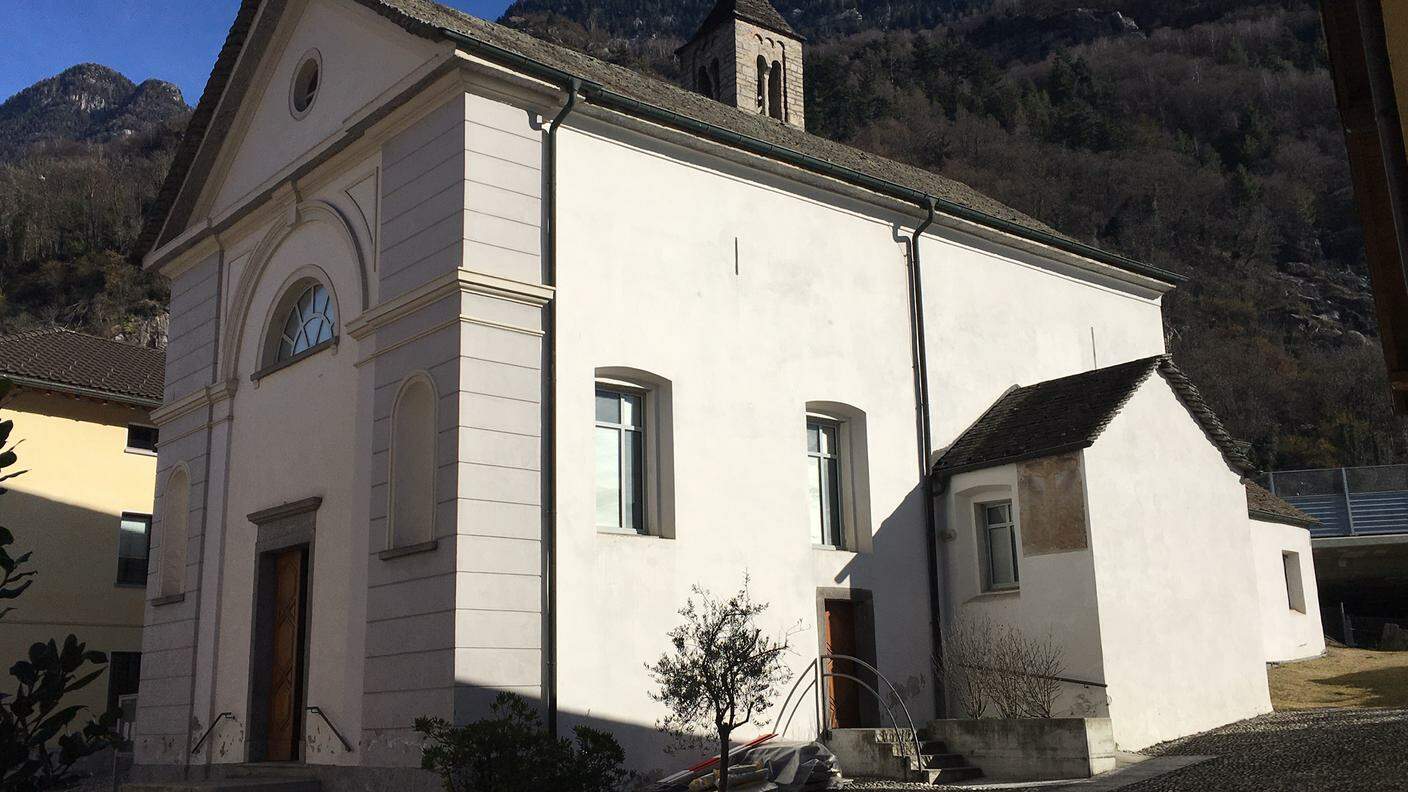 La chiesa di San Vincenzo a Cresciano