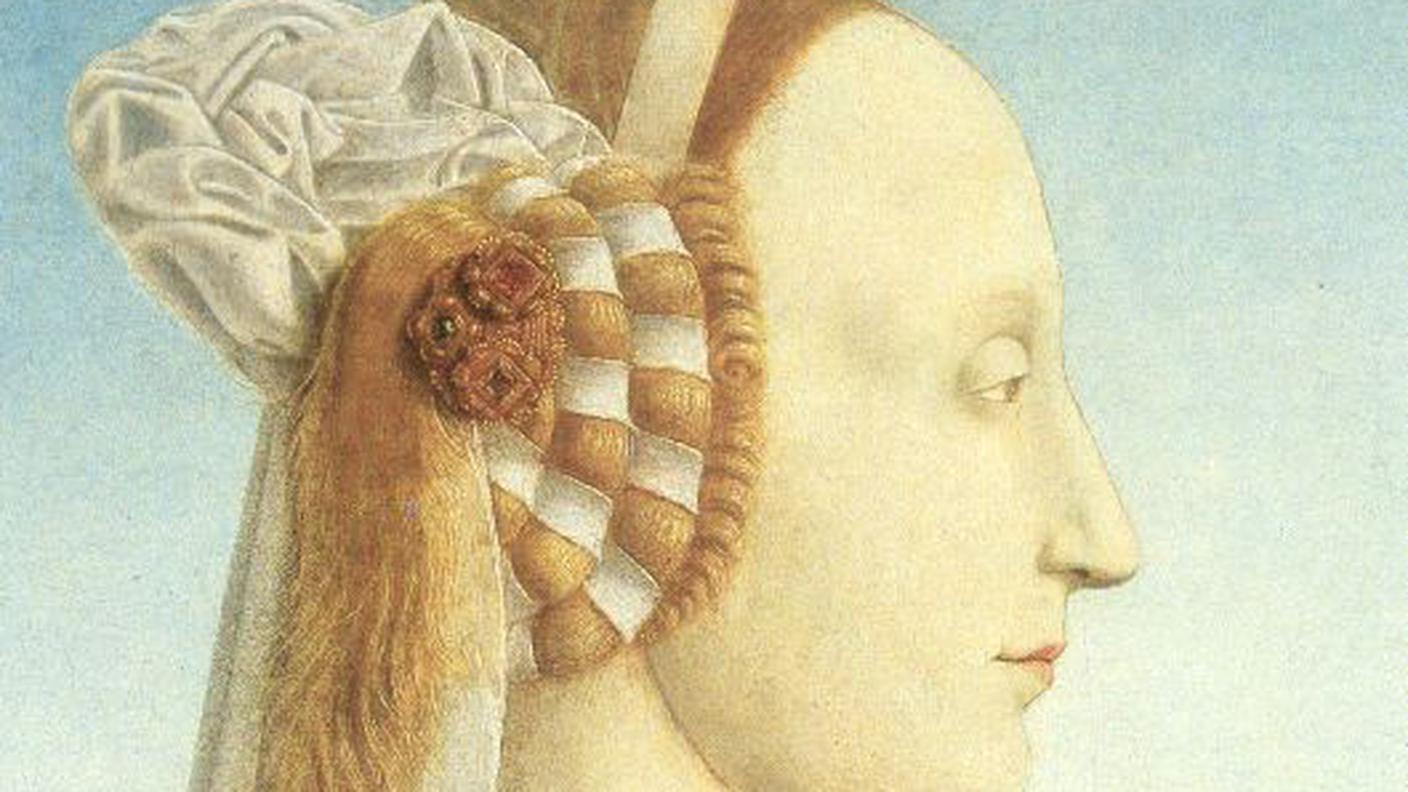 Piero della Francesca, Battistza Sforza, 1465