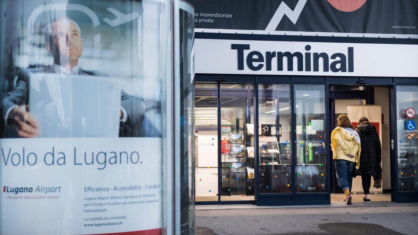 Lo scalo aeroportuale di Agno