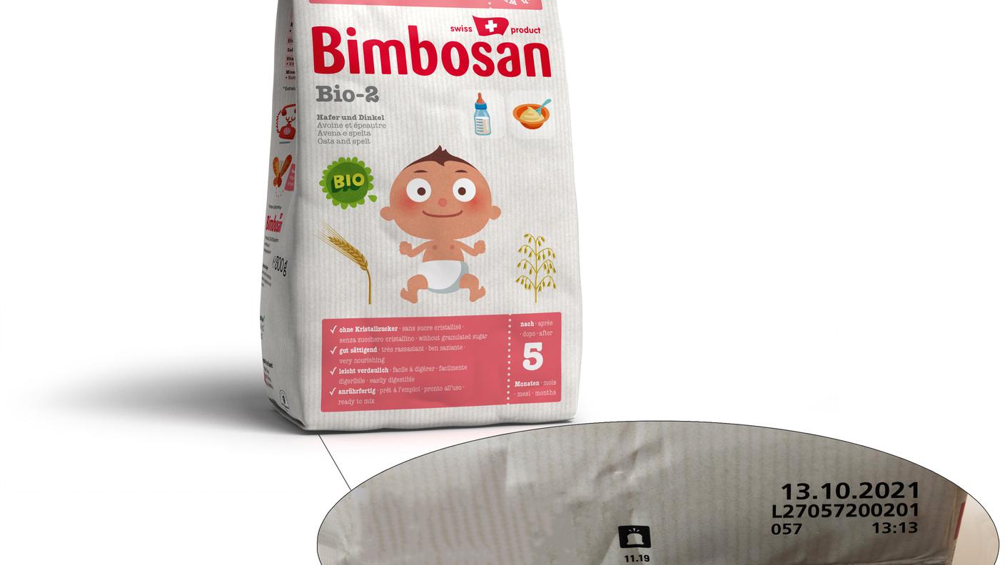 Allerta su contaminazione. Alimento a base di cereali «Bio-2» avena e spelta in confezione di ricarica da 300 grammi. Lotto: L27057200201. Termine minimo di conservazione: 13.10.2021