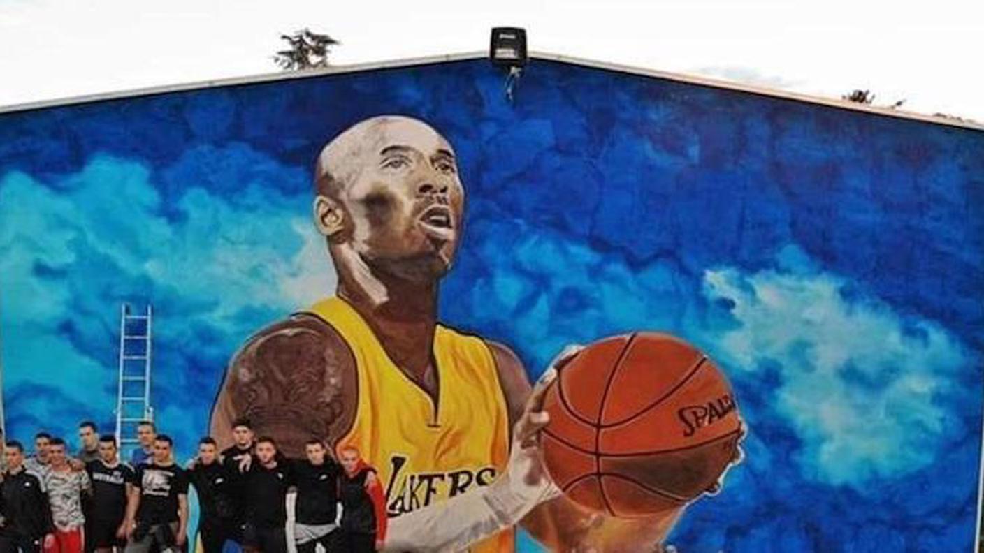 Mega murales per Kobe in Bosnia Erzegovina