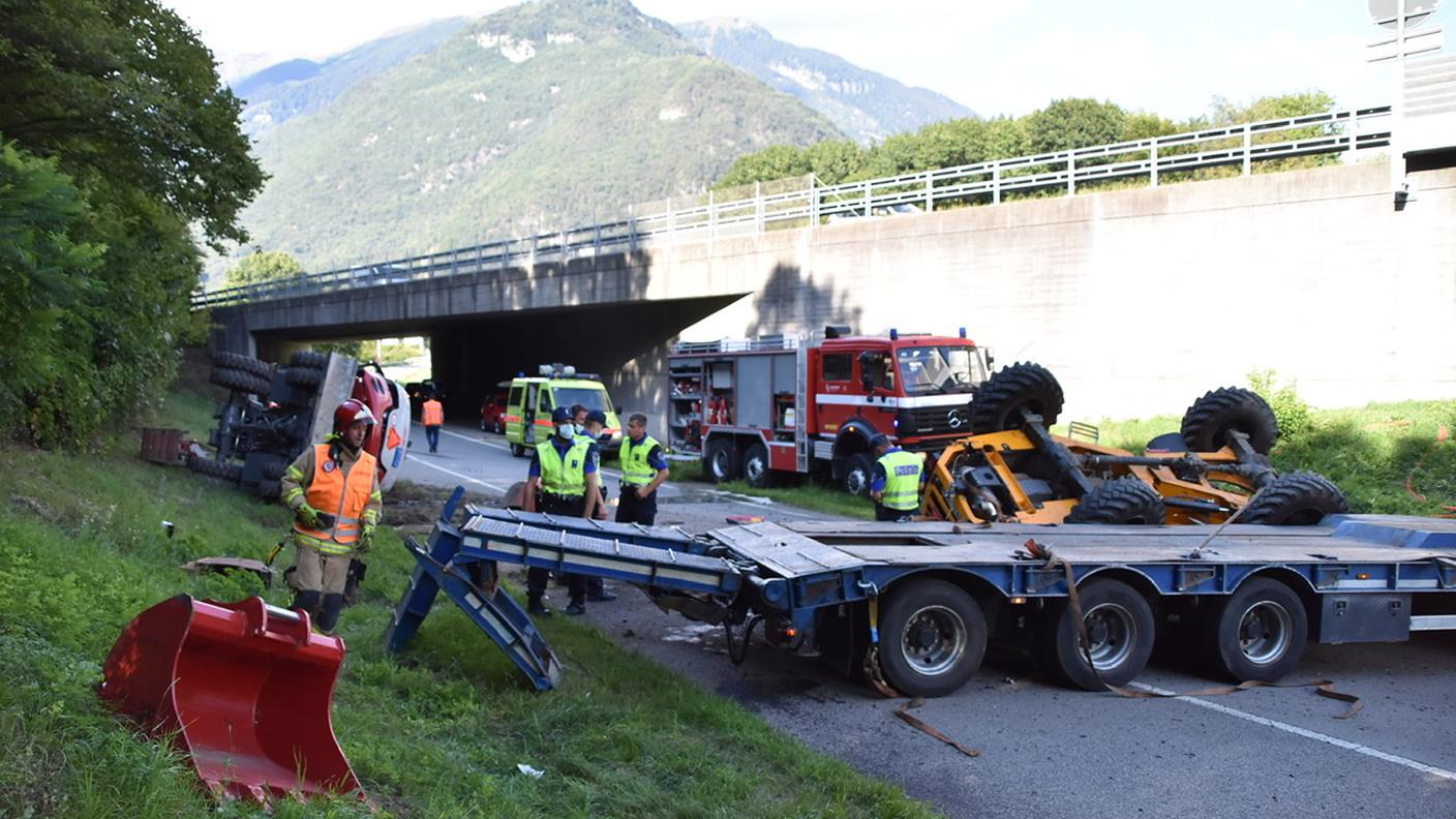 Sul posto polizia e soccorritori