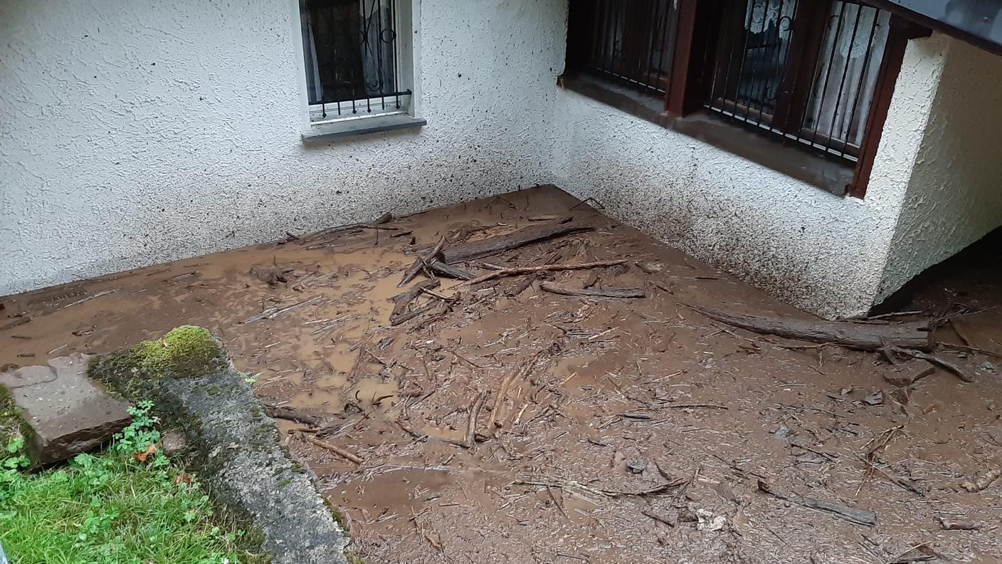 Evacuata una casa a Bissone /4