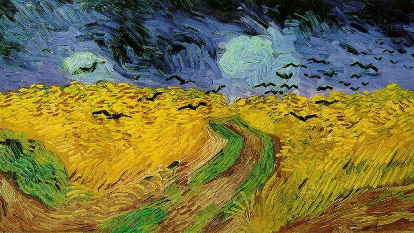 Vincent van Gogh, Campo di grano con corvi, 1890