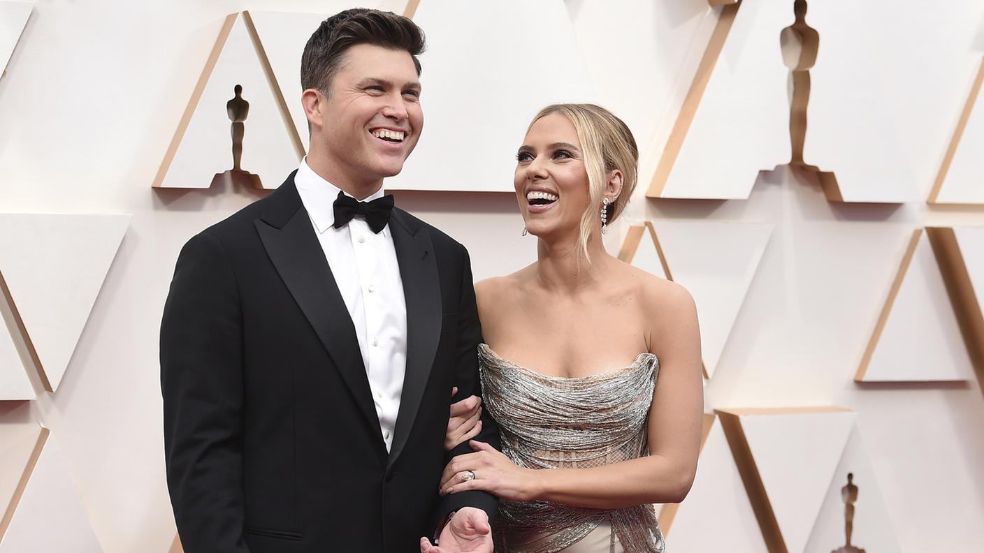 Scarlett Johansson e Colin Jost