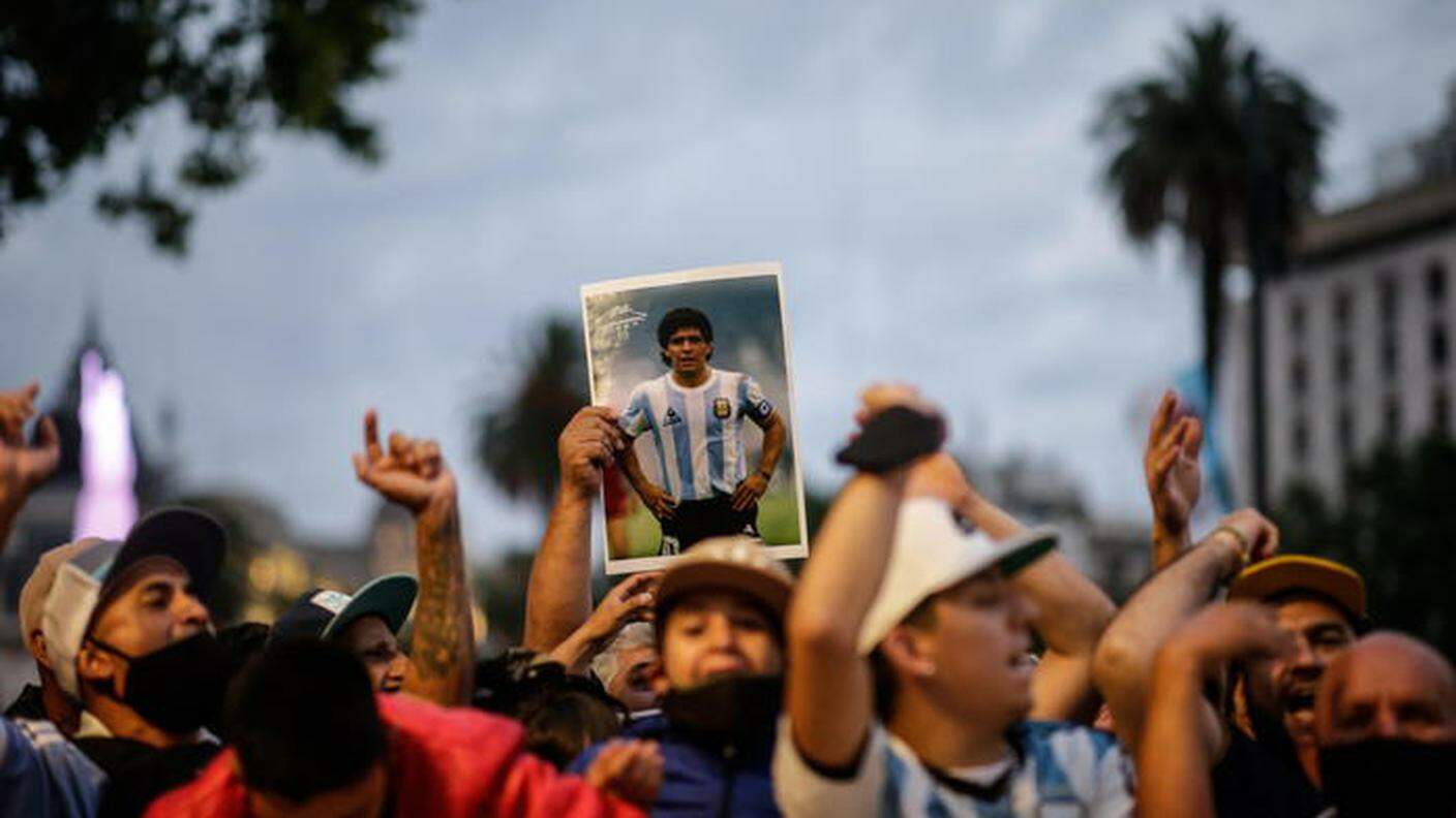Argentina in lutto per Maradona