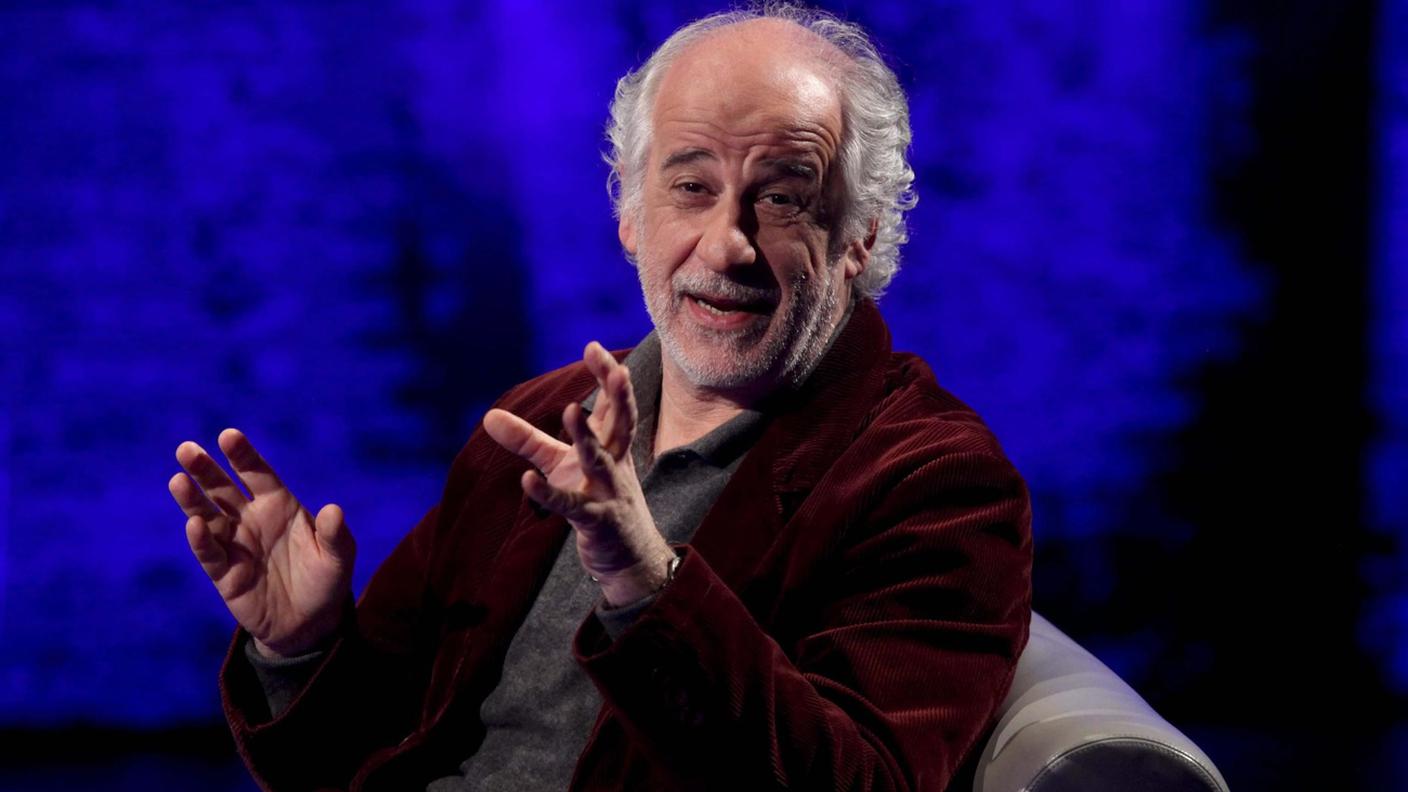 Alla trasmissione della RAI "Che tempo che fa" nel 2014