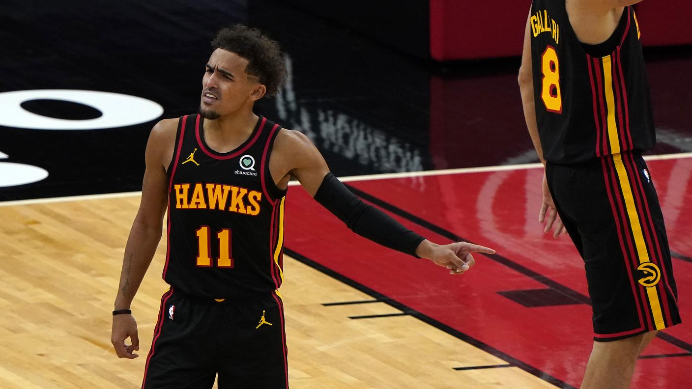 Un'ottima prova per Trae Young