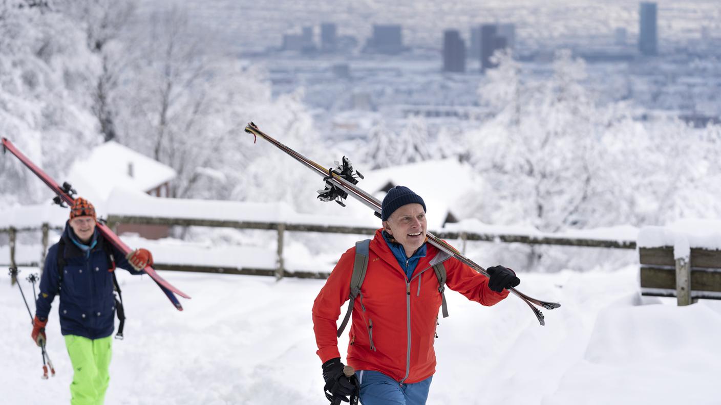 Si scia fuori pista sull'Uetliberg