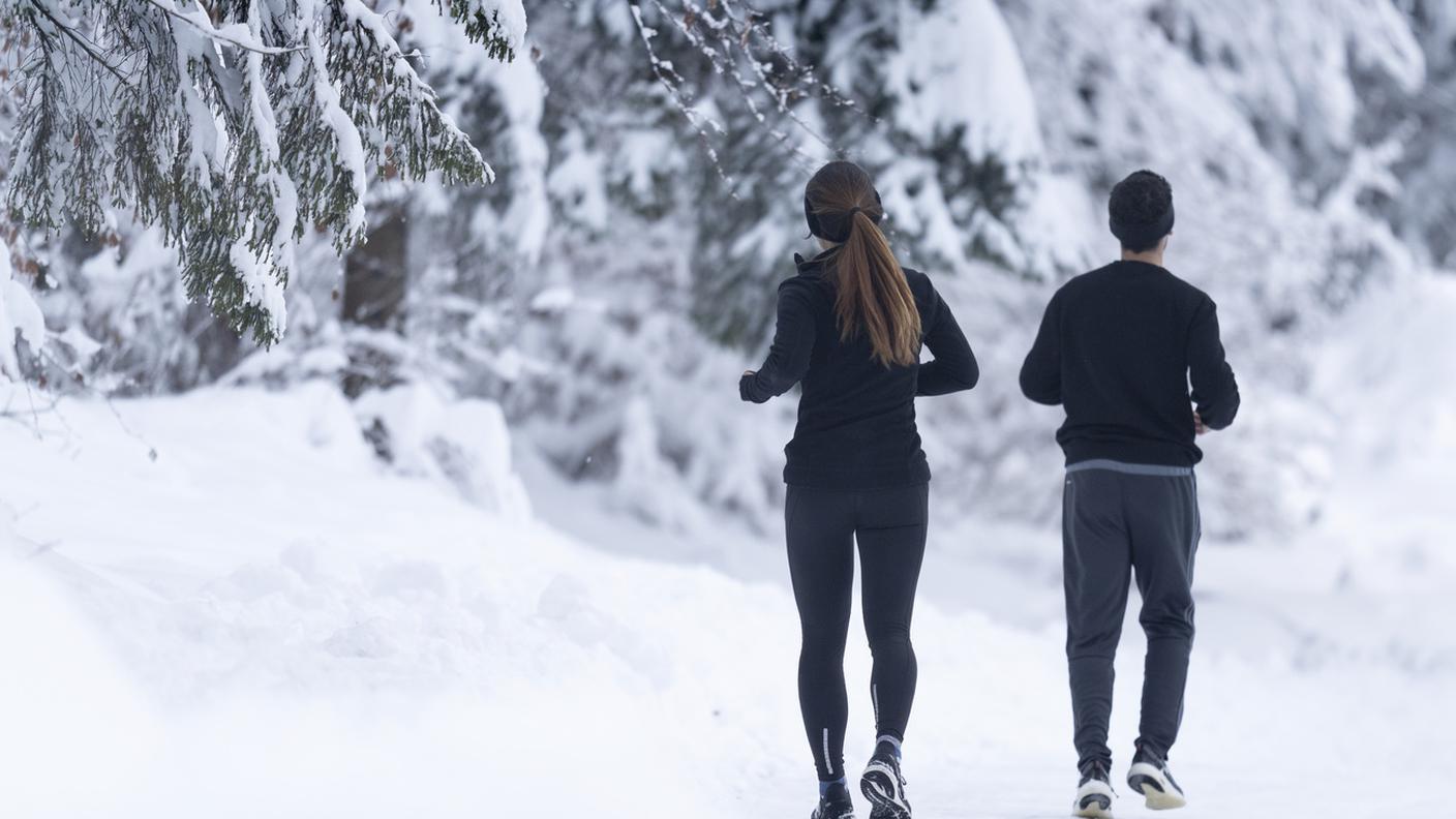 C'è chi non ha rinunciato al jogging