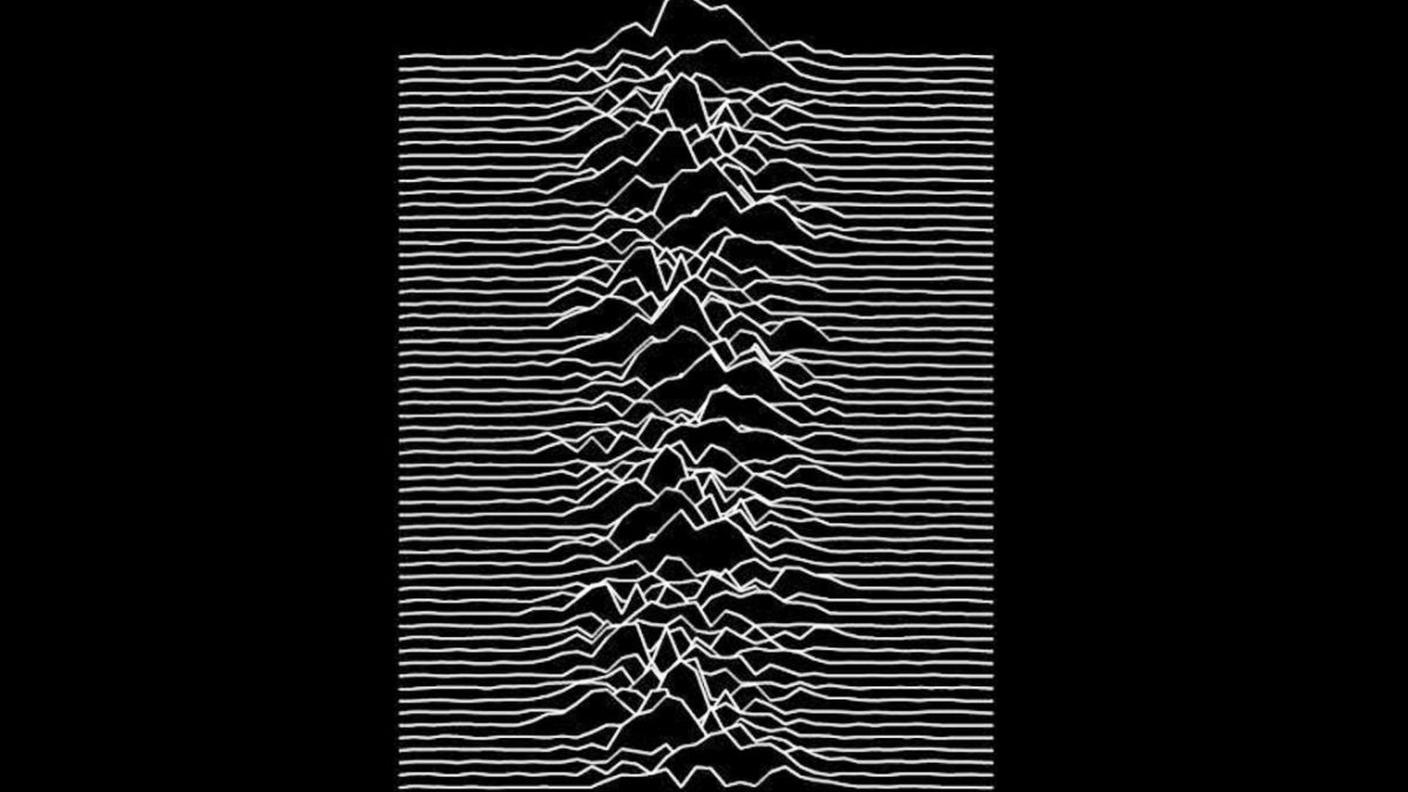 Joy Division Copertina di Unknown Pleasures 1979