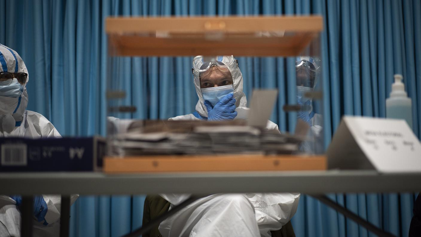 Seggi elettorali ai tempi del coronavirus, Catalogna.