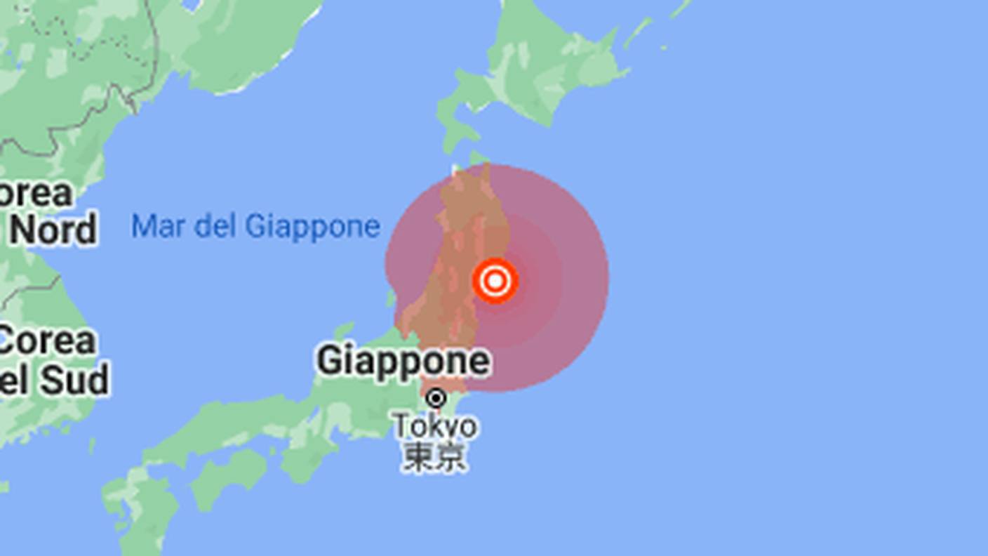 La zona colpita dal terremoto