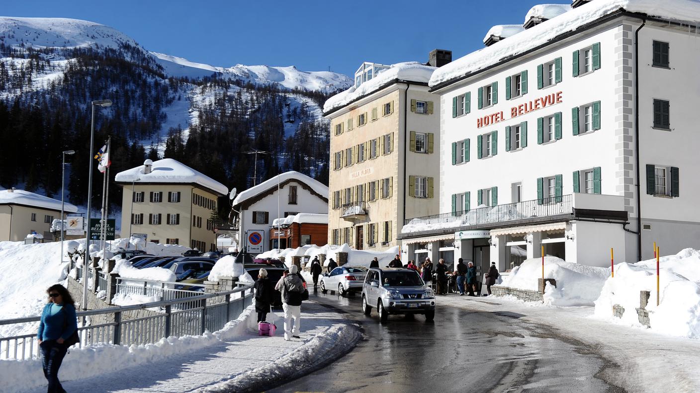 Una veduta del paese di San Bernardino