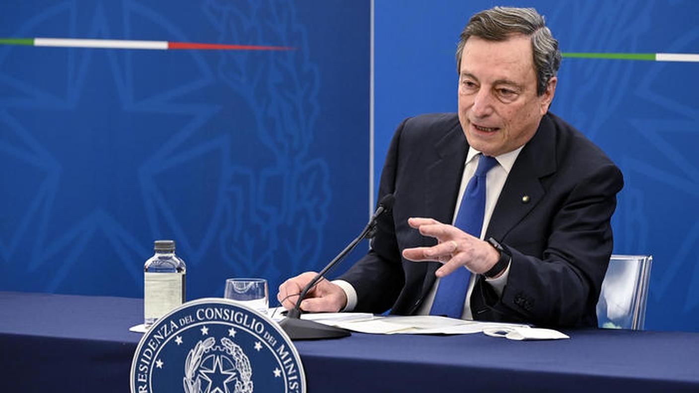 Draghi in conferenza stampa