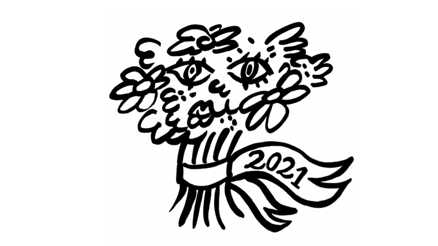 Il logo dell'edizione 2021 del Premio svizzero d'arte / Prix Meret Oppenheim.