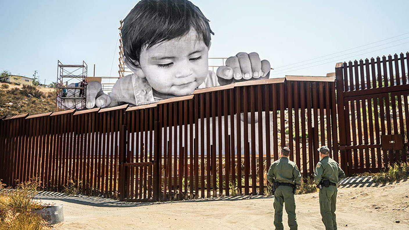 JR, Giants, Kikito and the Border Patrol, Tecate, Mexico – U.S.A., 2017.jpg