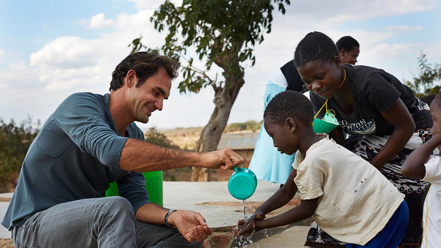 Federer ha progetti di sviluppo in Africa