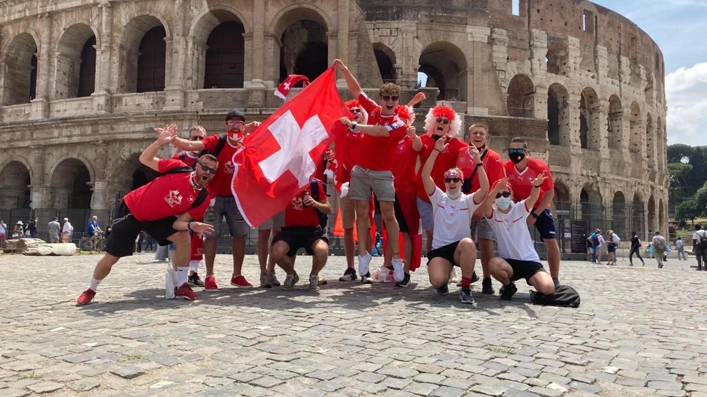 Ticinesi al Colosseo