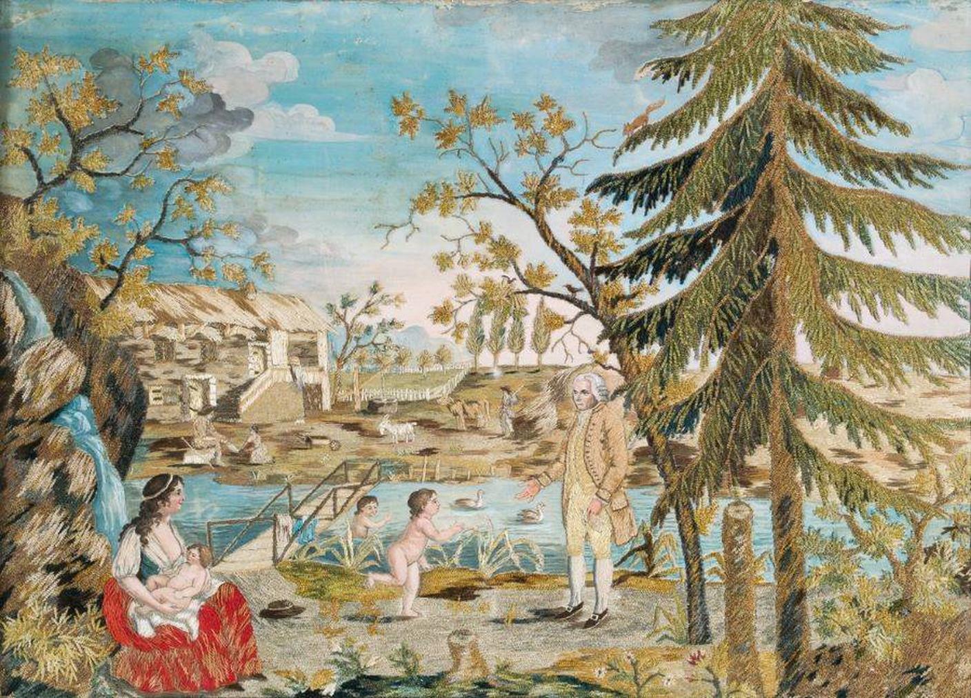 E. Dupuy Ginvera, Jean-Jacques Rousseau a Môtiers 24 giugno 1797