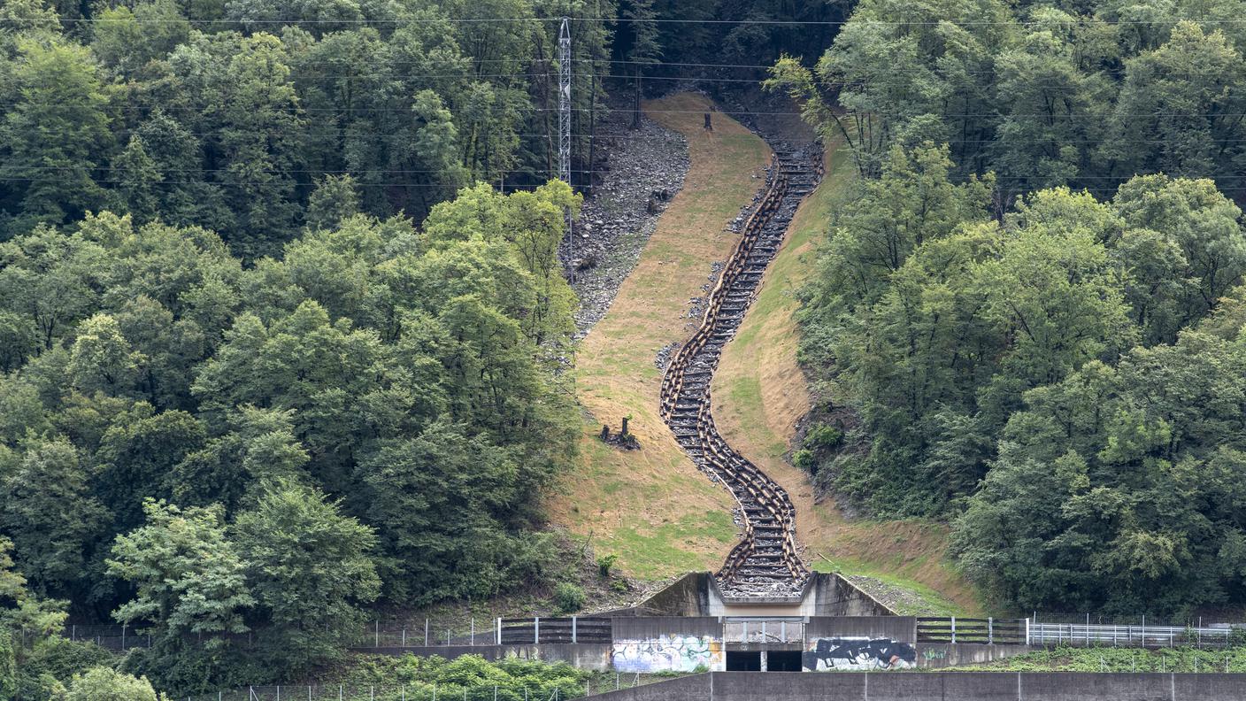 Lavori di messa in sicurezza della A2 a Capolago