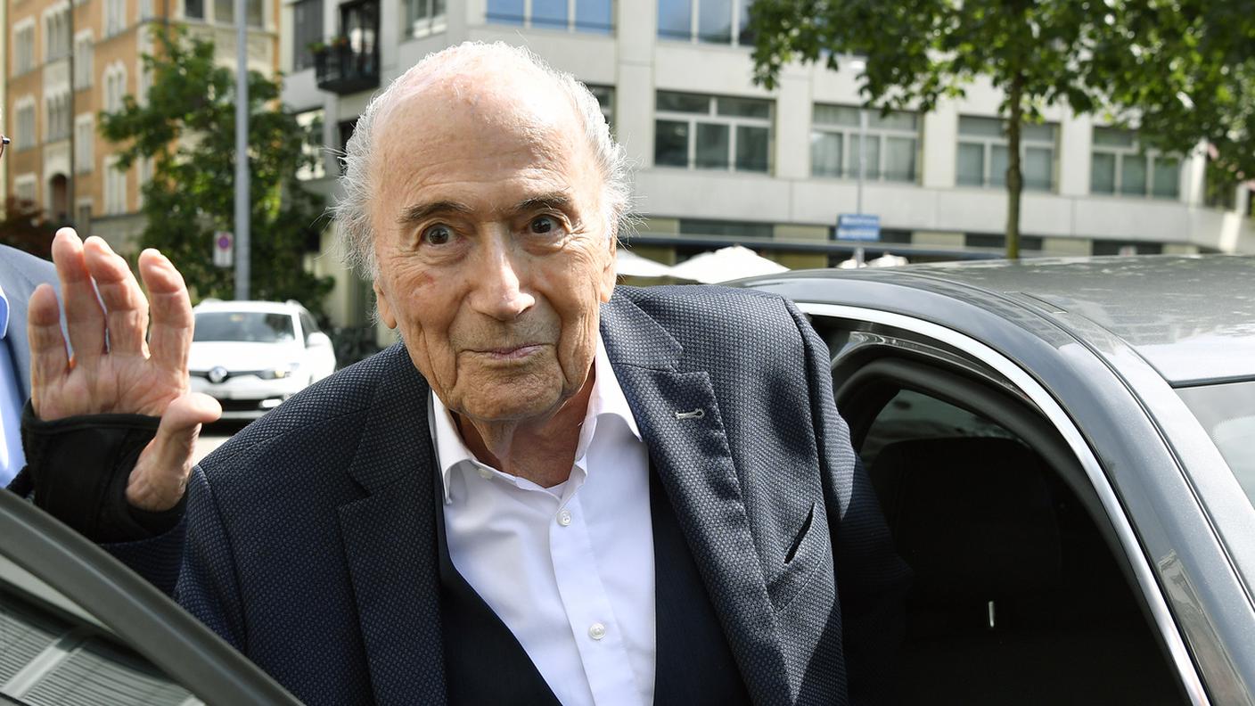 L'ex presidente della FIFA Sepp Blatter