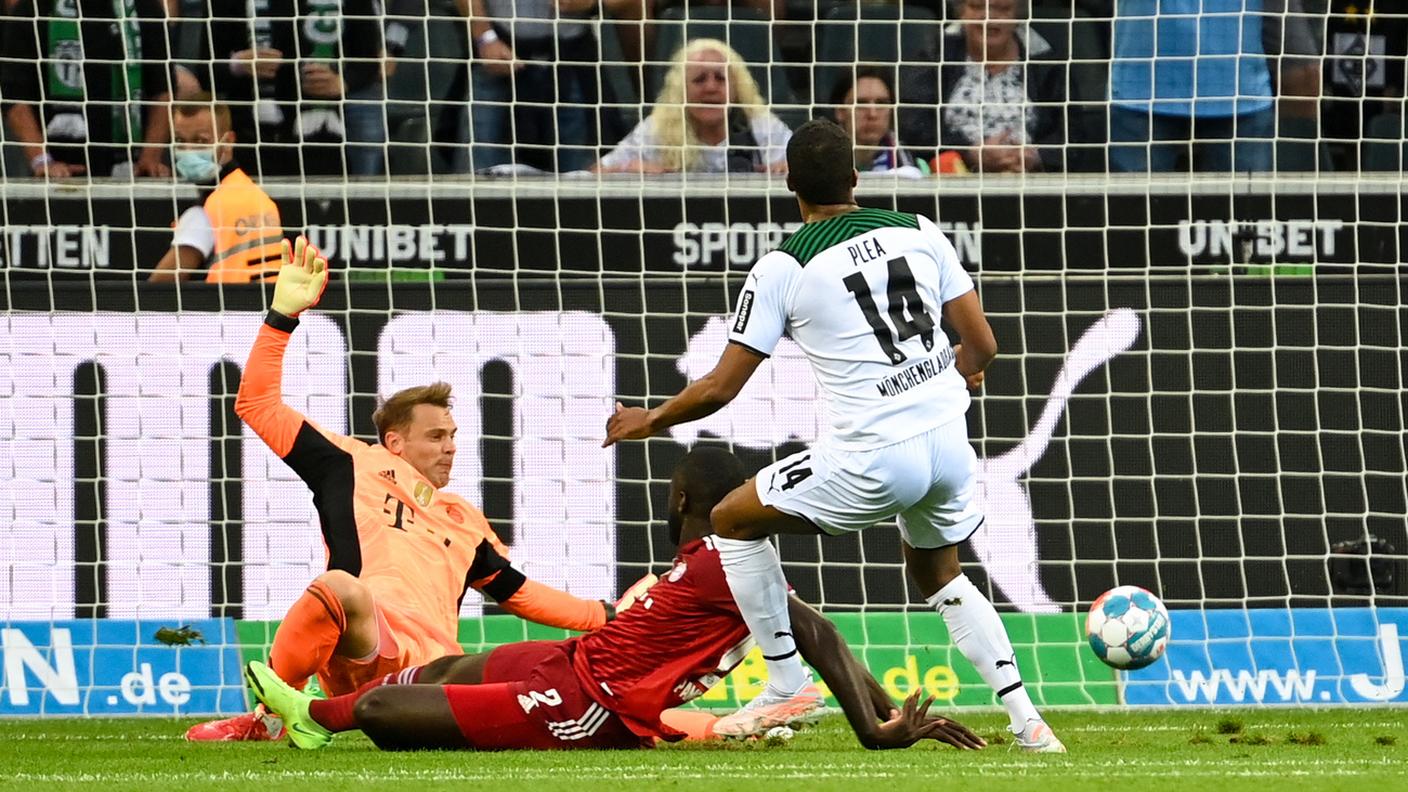 Il pallone si insacca alle spalle di Neuer
