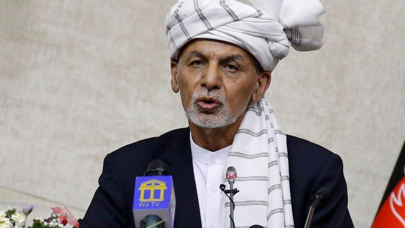 Il presidente dell'Afghanistan Ahsraf Ghani