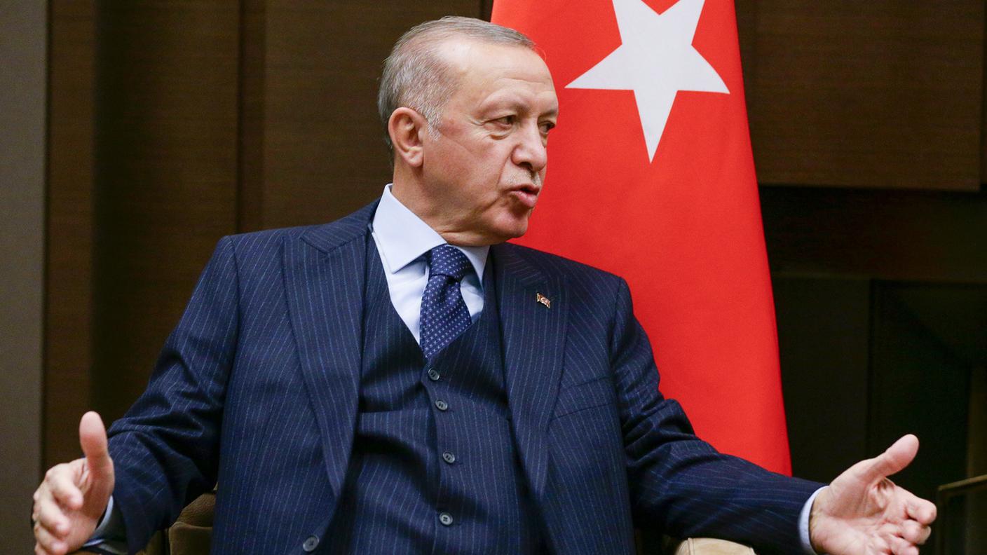 Il presidente turco Recep Tayyip Erdogan 