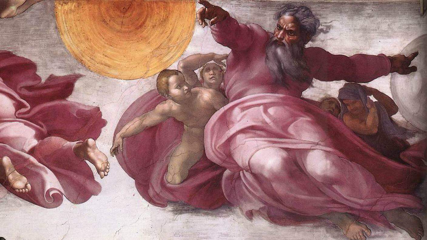 Michelangelo, Giudizio universale (part.), 1511