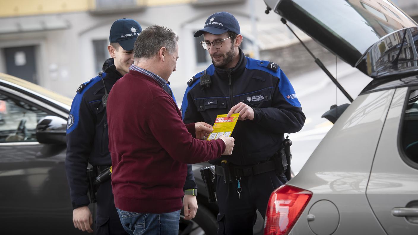 La distribuzione dei volantini