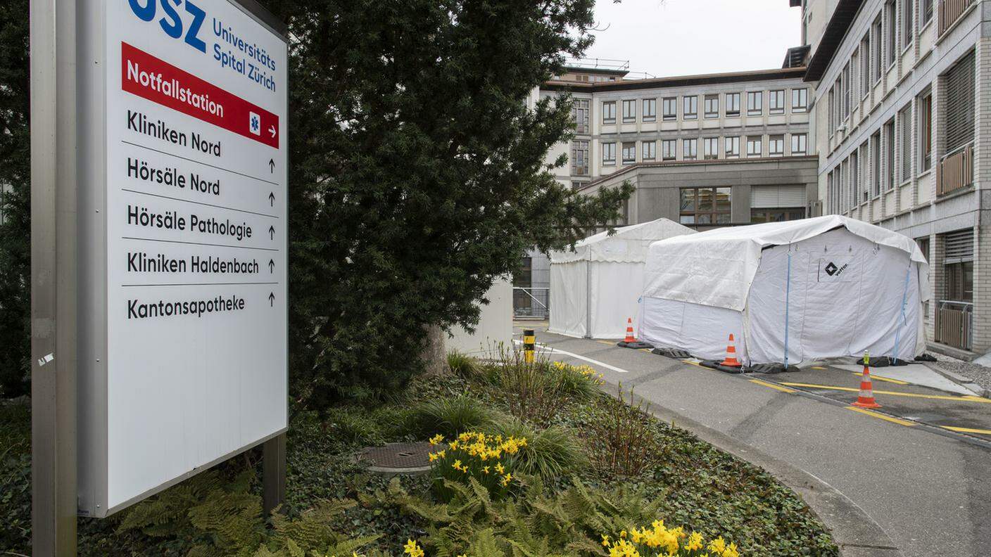 L'Unispital di Zurigo attrezzato per ricevere i pazienti con sintomi da coronavirus