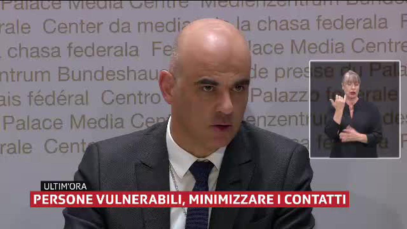 Alain Berset: "I contatti intergenerazionali restano un tema complesso"
