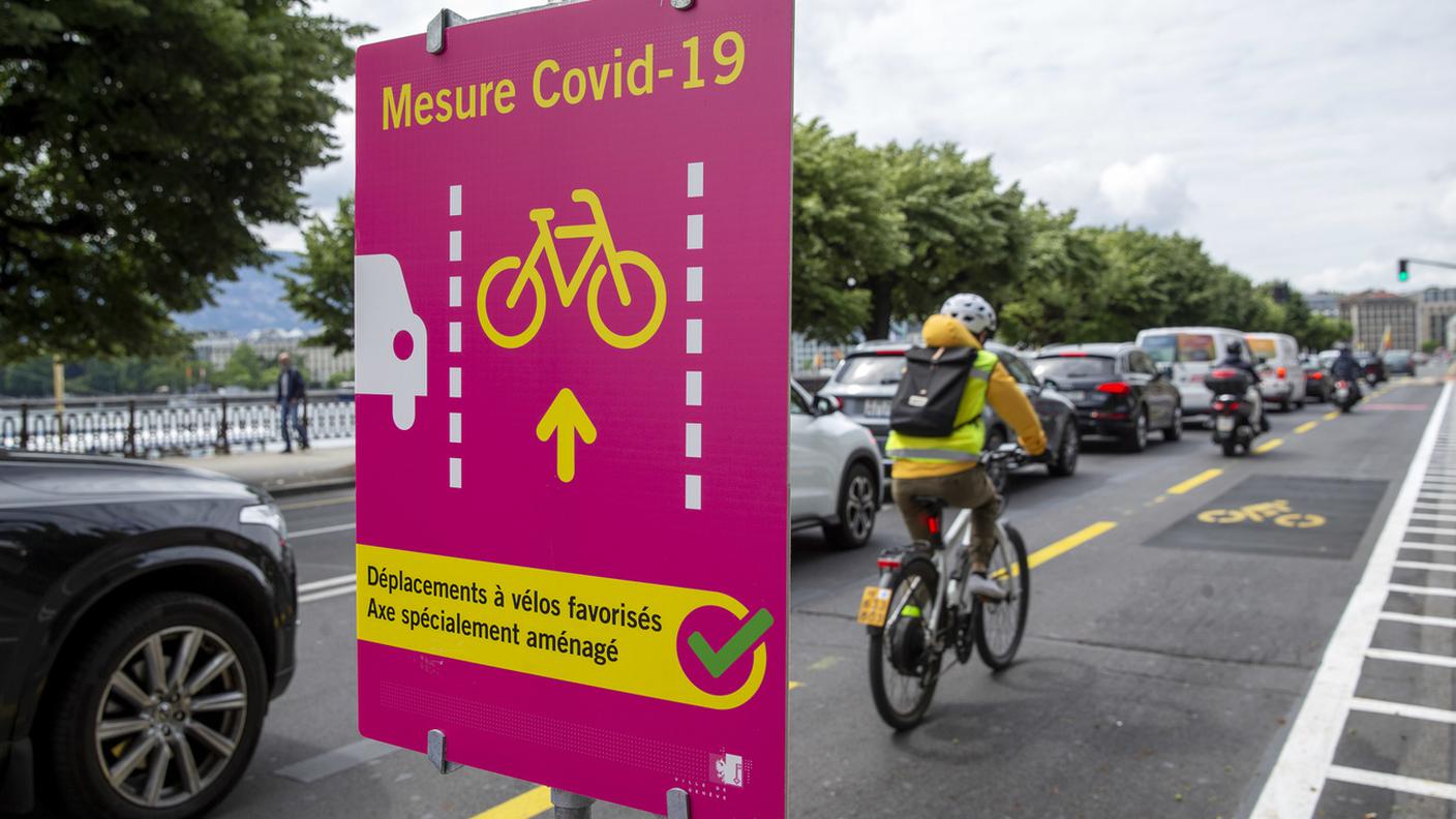 In molte località svizzera si è reagito creando nuove piste ciclabili