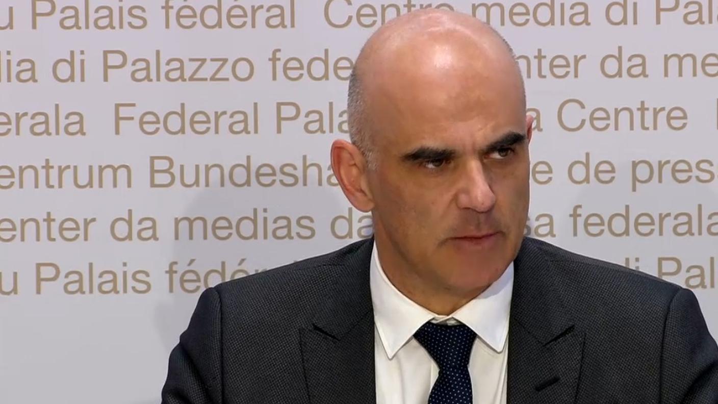Berset in conferenza stampa a Berna
