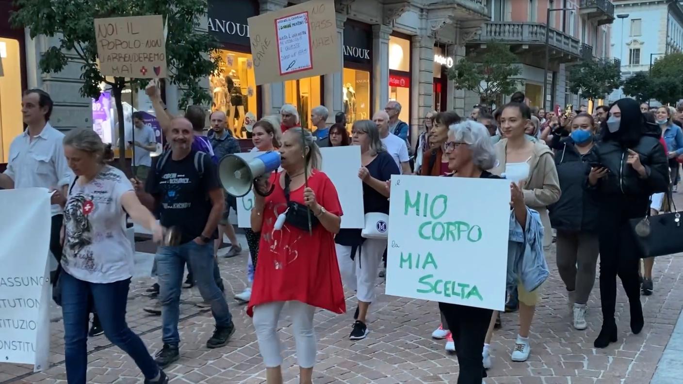 La manifestazione di Bellinzona