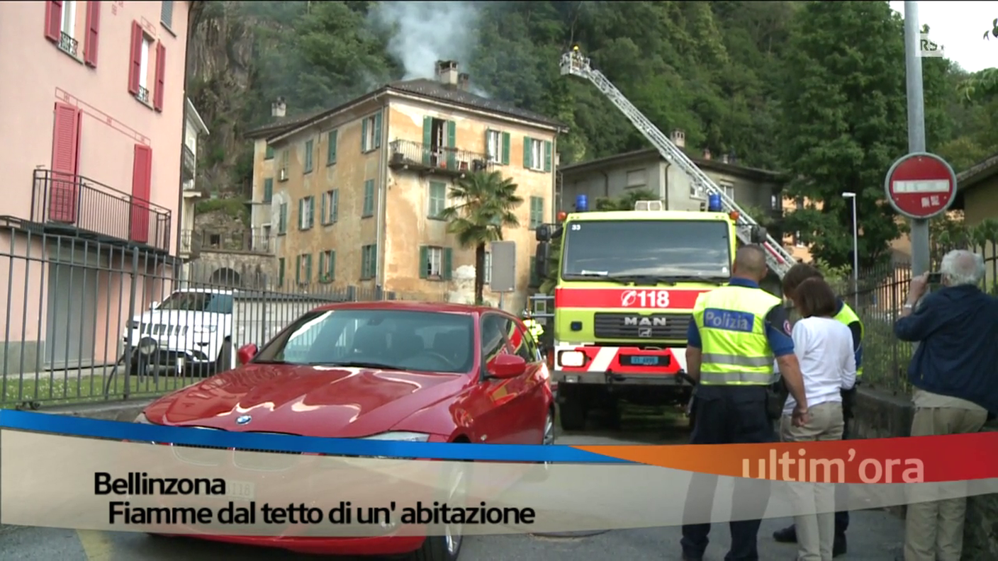 Quotidiano del 02.06.2014 11: Incendio a Bellinzona
