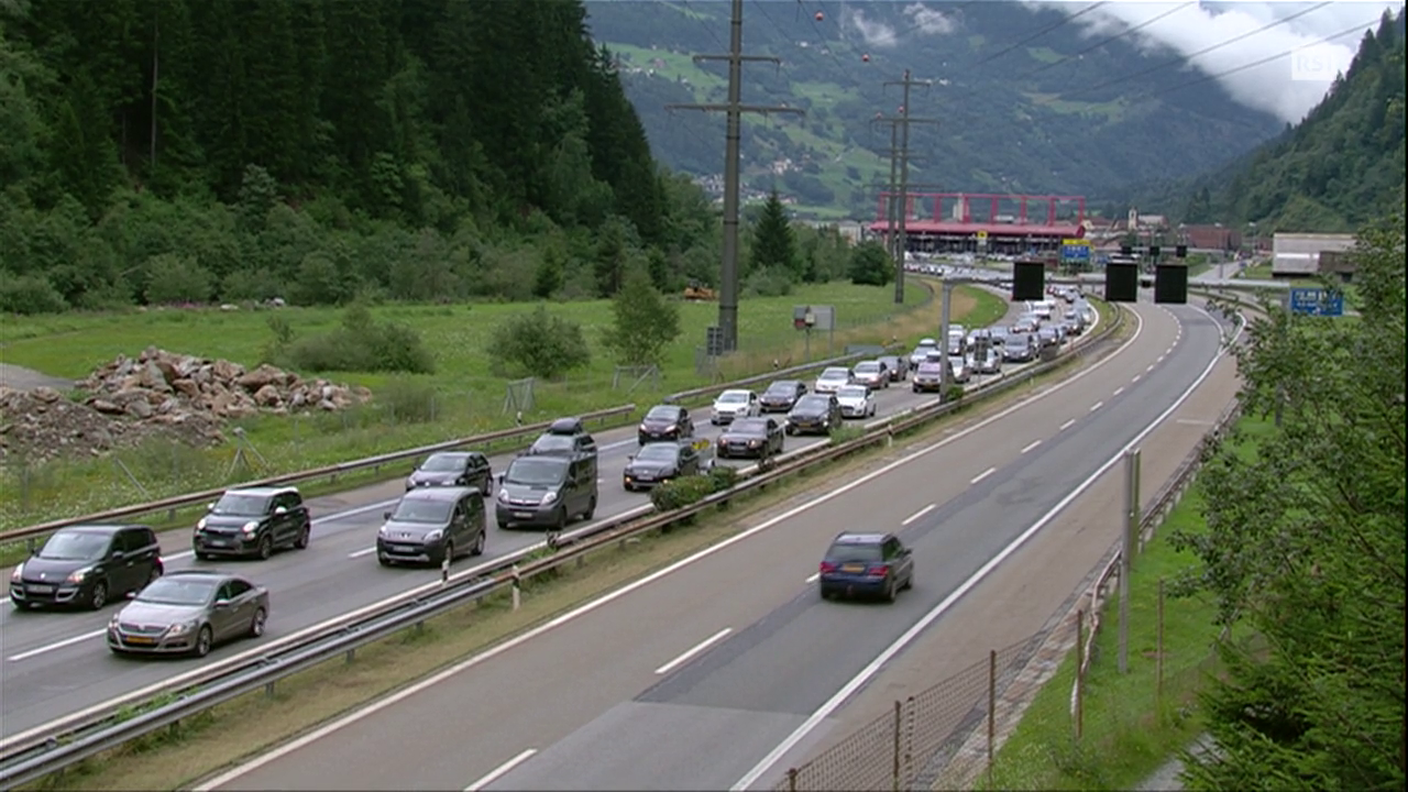 TG 20 del 02-08-2014: Code al Gottardo