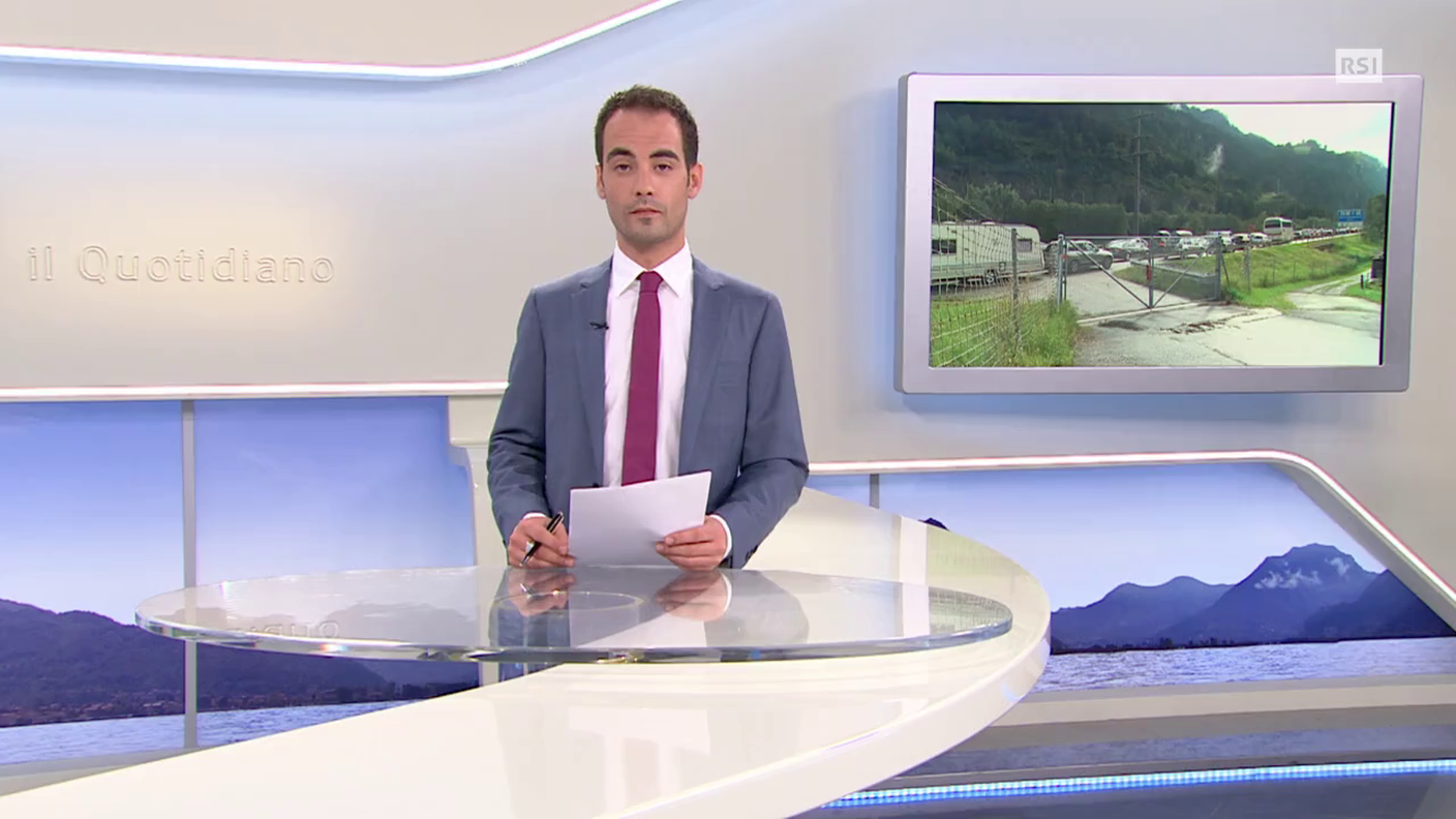 Quotidiano del 09.08.2014: Traffico al Gottardo