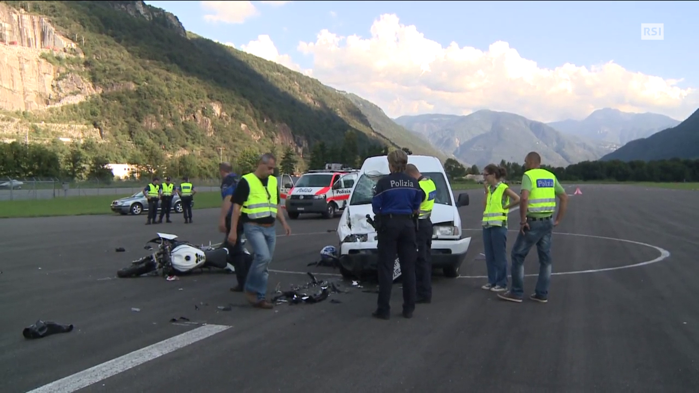 Quotidiano del 21.08.2014: Ventenne muore in pista a Lodrino
