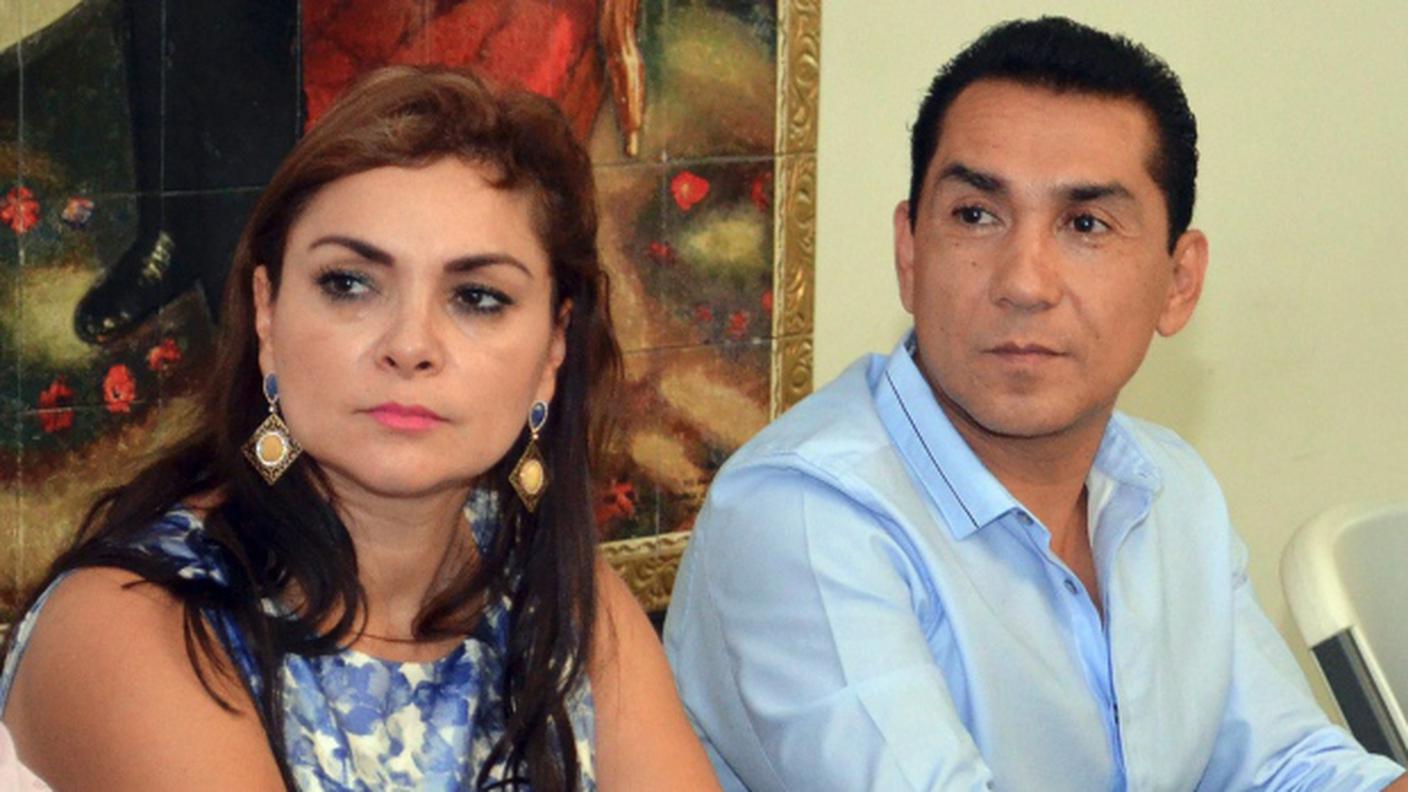 Il sindaco di Iguala José Luis Abarca e la moglieMaria de los Angeles Pineda