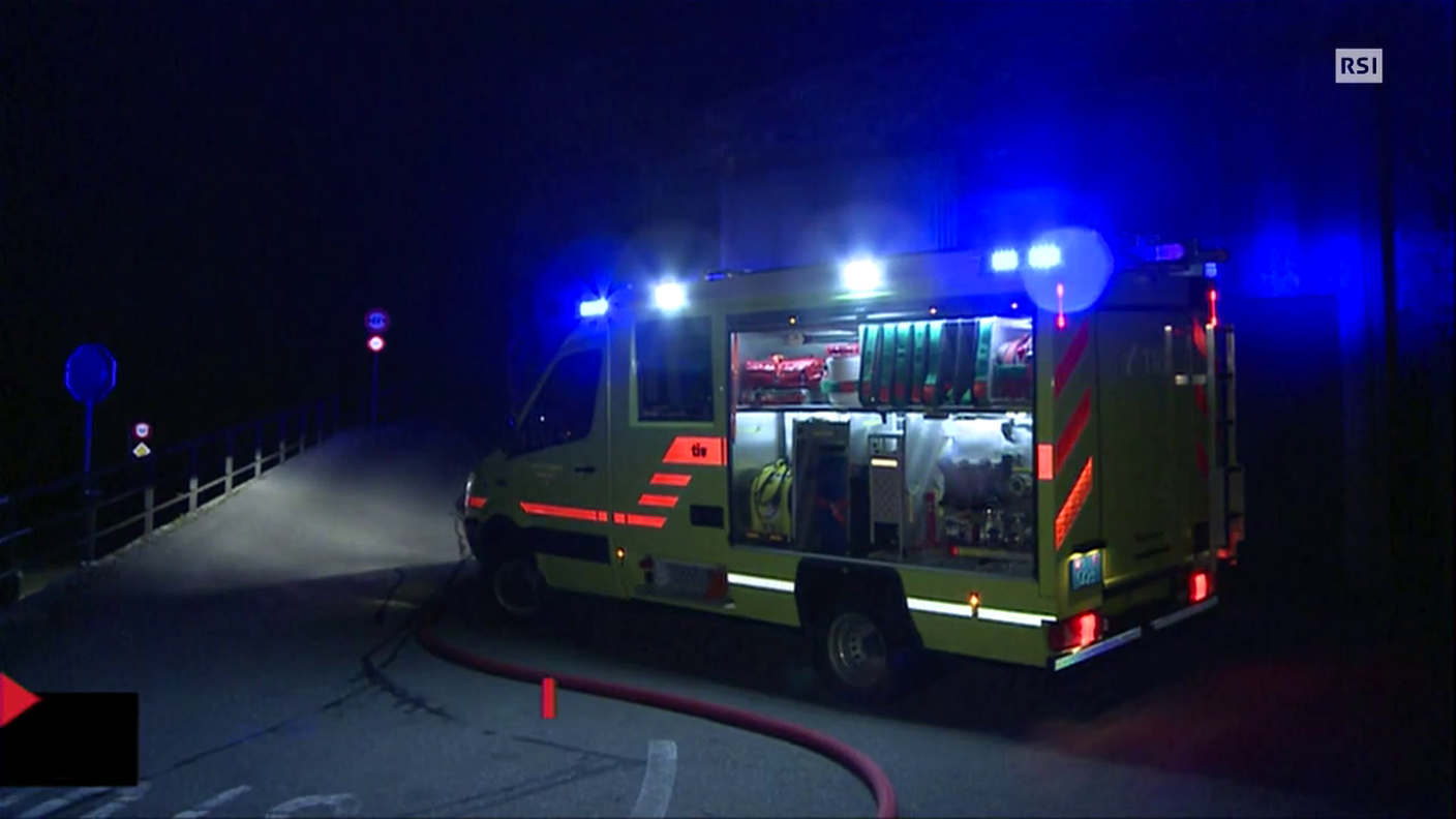 05.01.2015: Incendio a Brissago